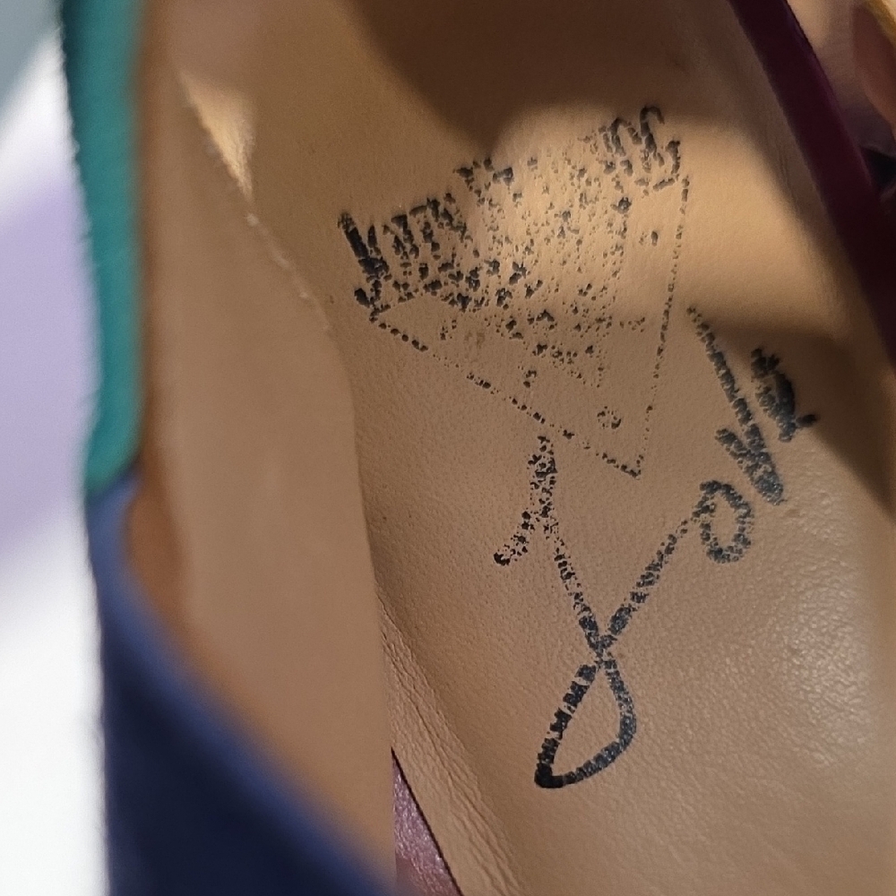 John Fluevog Multicolor Strappy Sandals - Picture 2 of 9